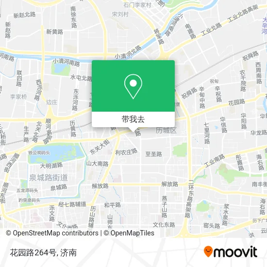 花园路264号地图