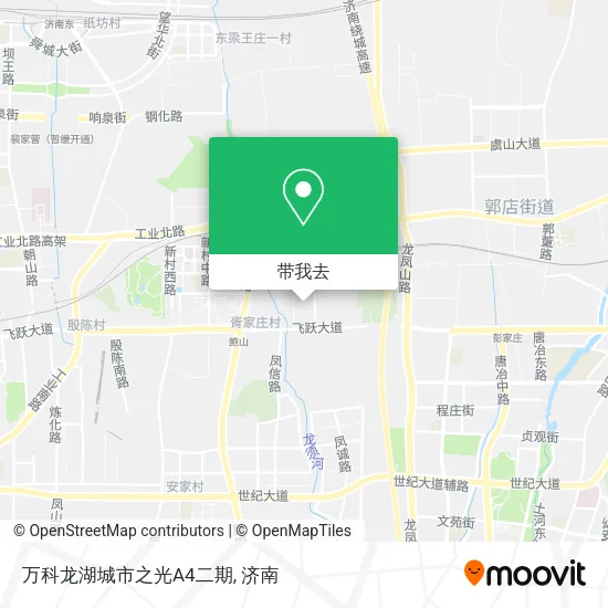 万科龙湖城市之光A4二期地图