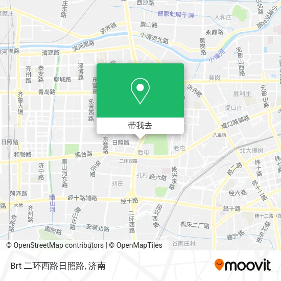 Brt 二环西路日照路地图