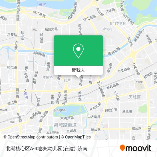 北湖核心区A-4地块;幼儿园(在建)地图