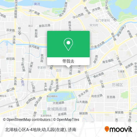北湖核心区A-4地块;幼儿园(在建)地图