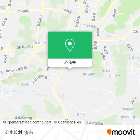 分水岭村地图