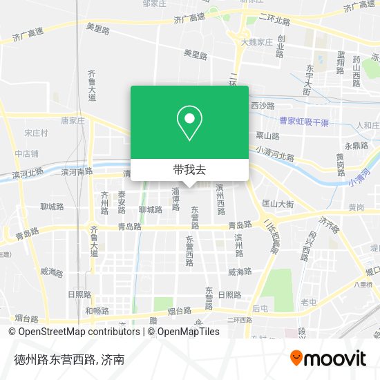 德州路东营西路地图