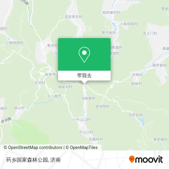 药乡国家森林公园地图