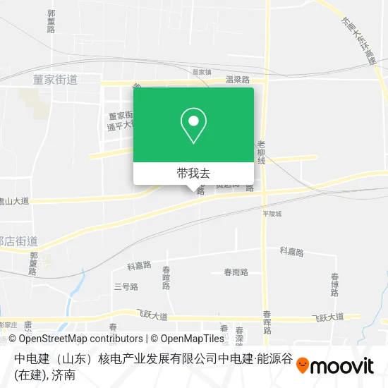 中电建（山东）核电产业发展有限公司中电建·能源谷(在建)地图
