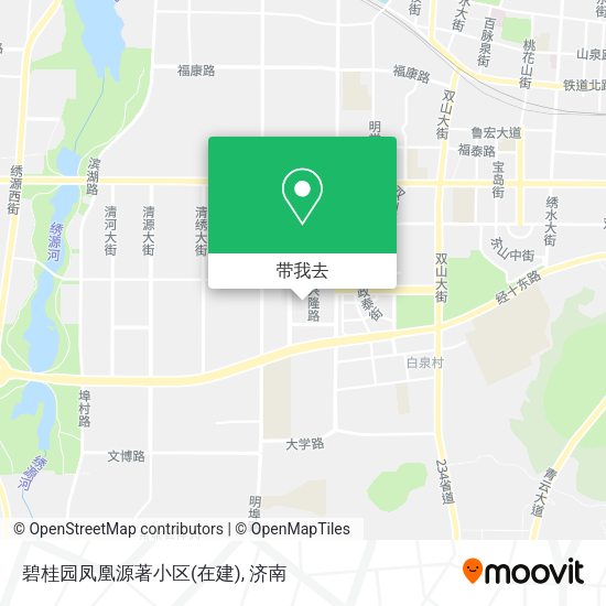 碧桂园凤凰源著小区(在建)地图