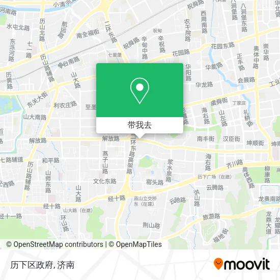 历下区政府地图