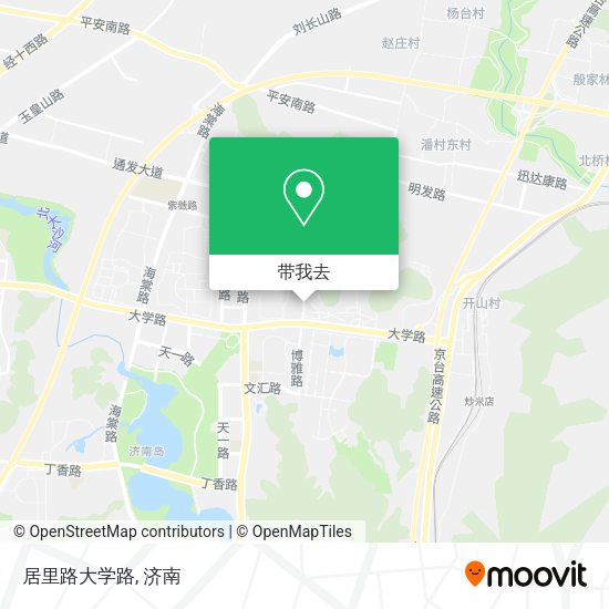 居里路大学路地图
