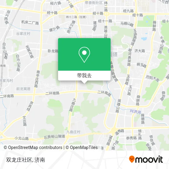 双龙庄社区地图