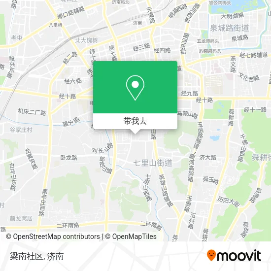 梁南社区地图