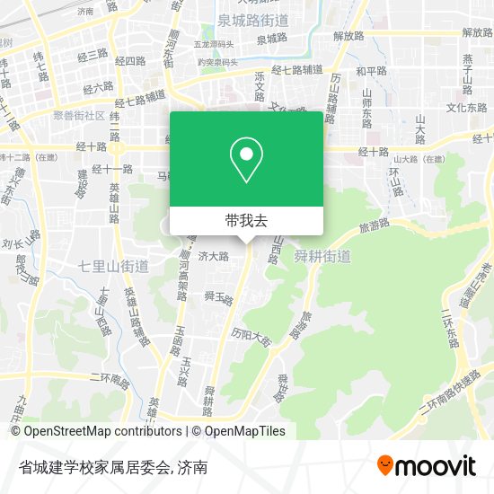 省城建学校家属居委会地图