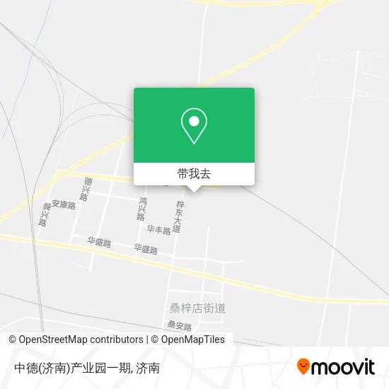 中德(济南)产业园一期地图