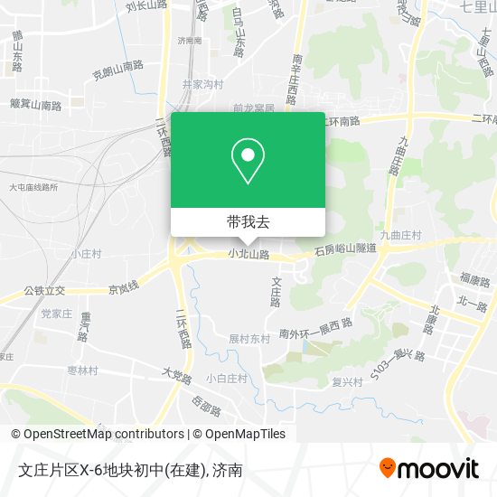 文庄片区X-6地块初中(在建)地图