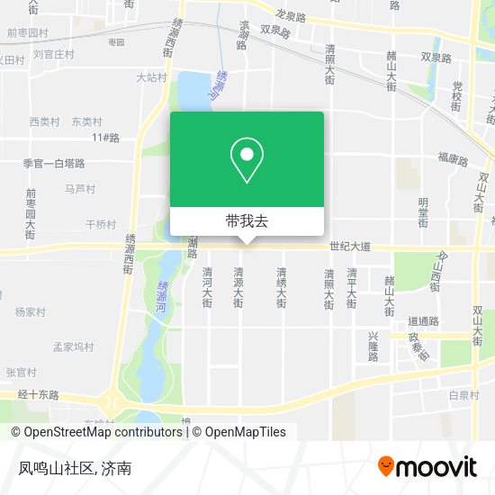 凤鸣山社区地图