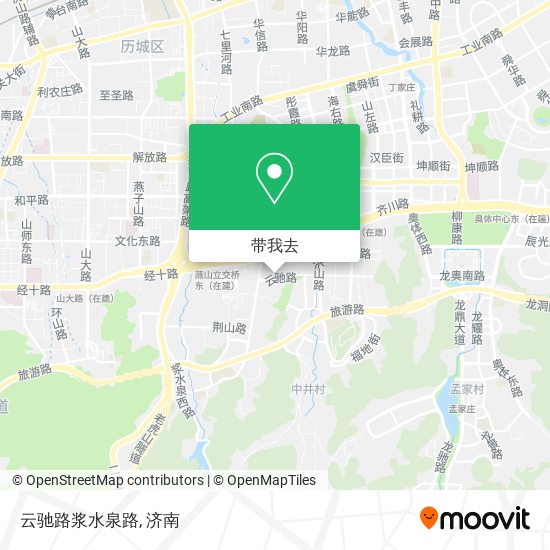 云驰路浆水泉路地图