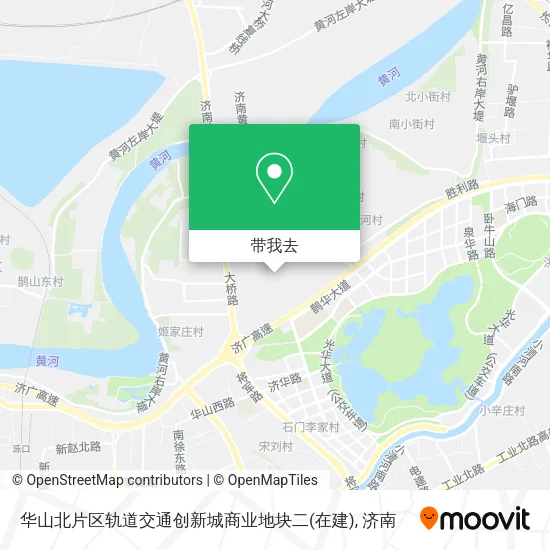 华山北片区轨道交通创新城商业地块二(在建)地图