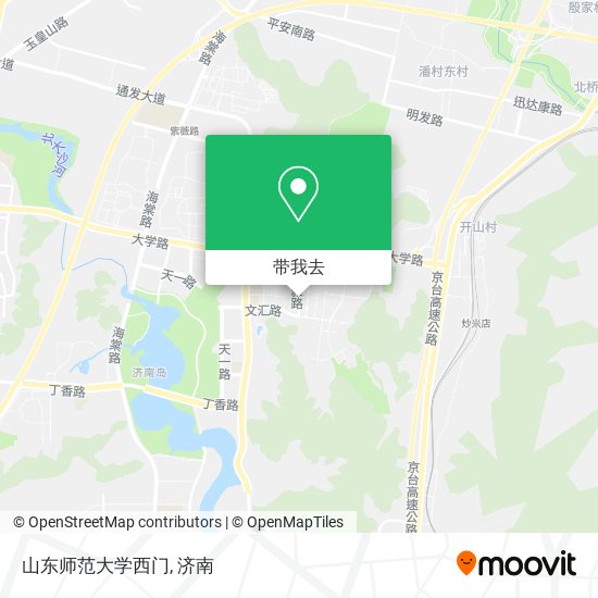 山东师范大学西门地图