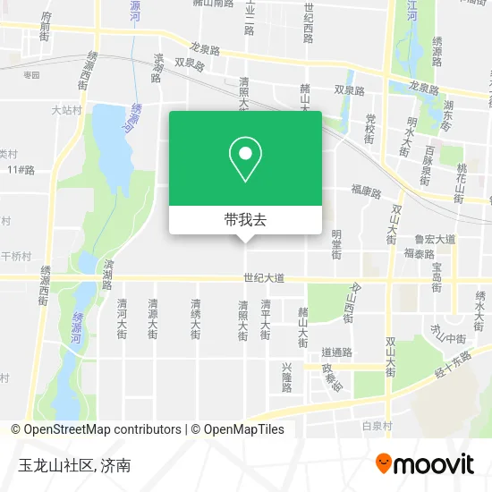 玉龙山社区地图