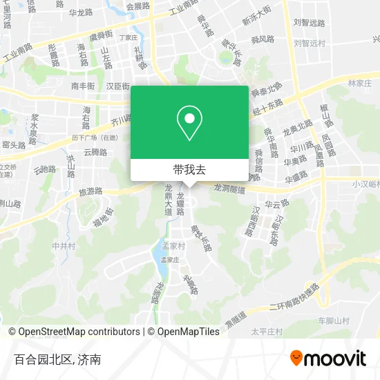 百合园北区地图