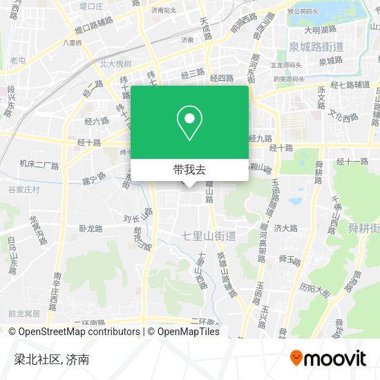 梁北社区地图