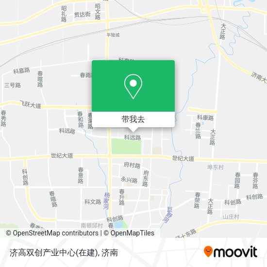 济高双创产业中心(在建)地图