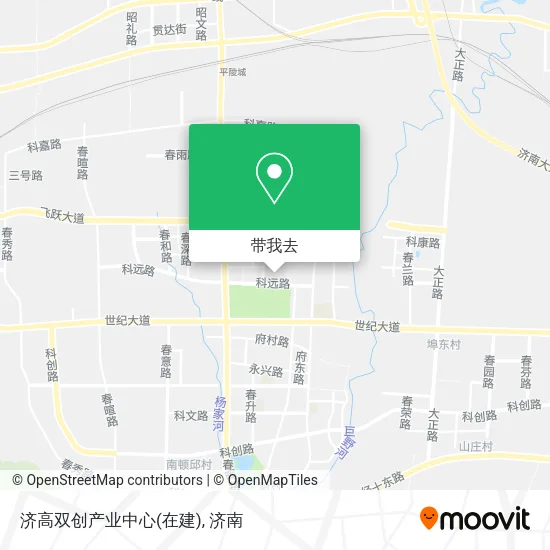 济高双创产业中心(在建)地图