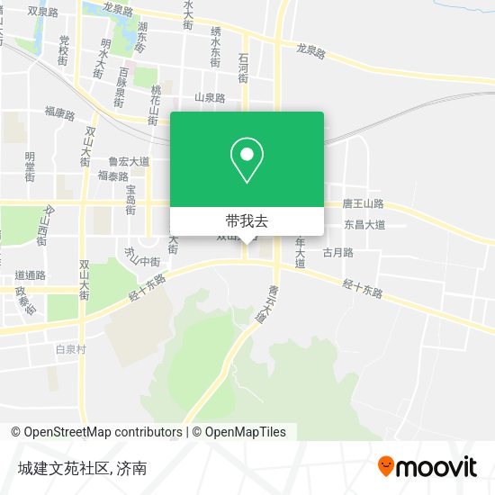 城建文苑社区地图