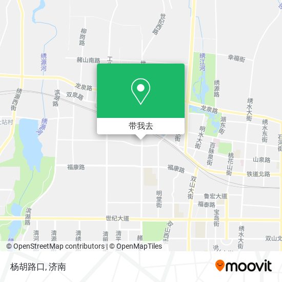 杨胡路口地图