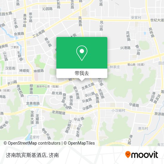 济南凯宾斯基酒店地图