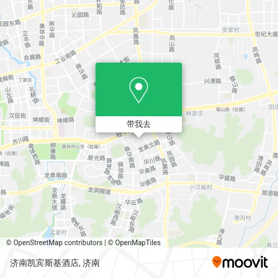 济南凯宾斯基酒店地图