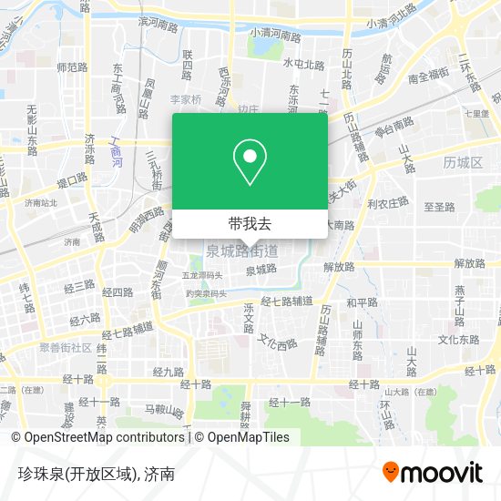 珍珠泉(开放区域)地图