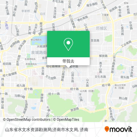 山东省水文水资源勘测局;济南市水文局地图