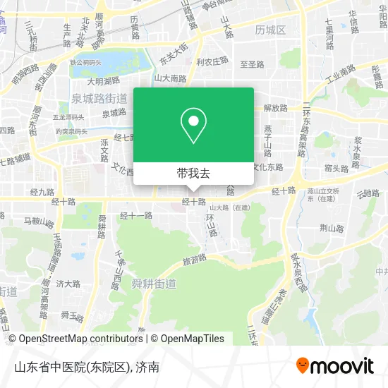 山东省中医院(东院区)地图