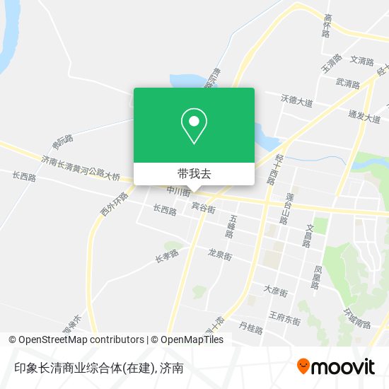 印象长清商业综合体(在建)地图