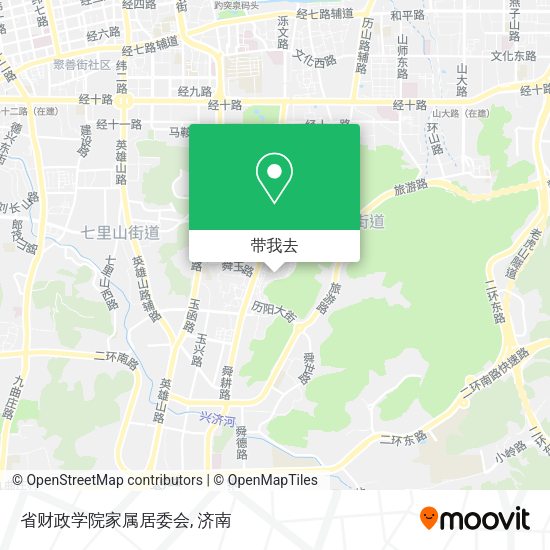 省财政学院家属居委会地图