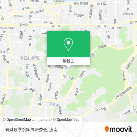 省财政学院家属居委会地图