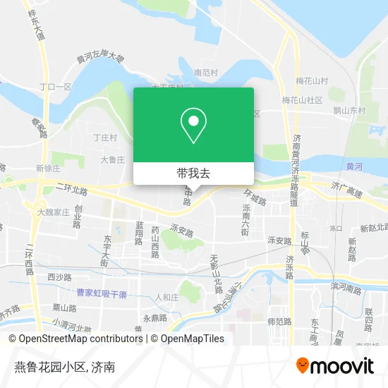 燕鲁花园小区地图