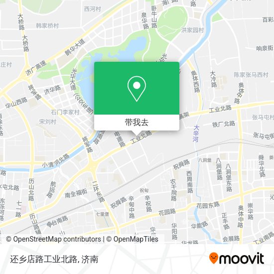 还乡店路工业北路地图
