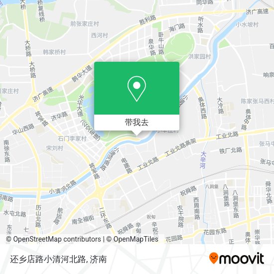 还乡店路小清河北路地图