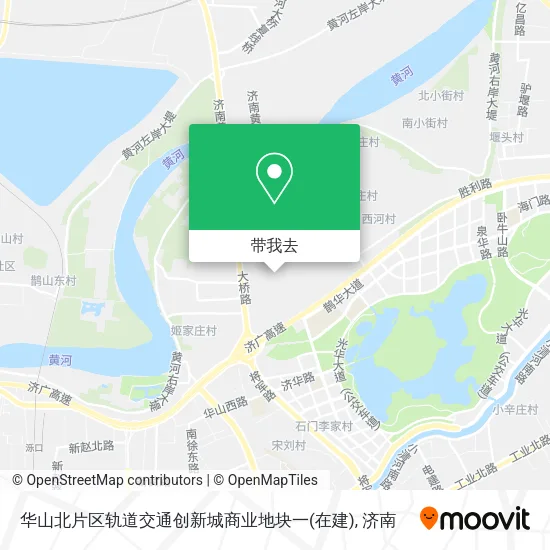 华山北片区轨道交通创新城商业地块一(在建)地图