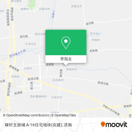 稼轩文旅城 A-16住宅地块(在建)地图