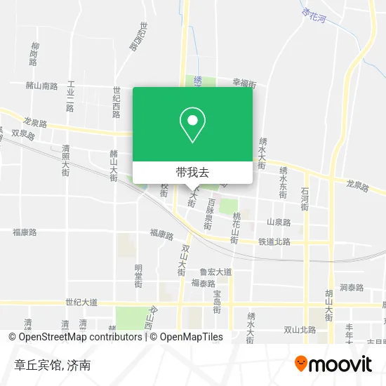 章丘宾馆地图