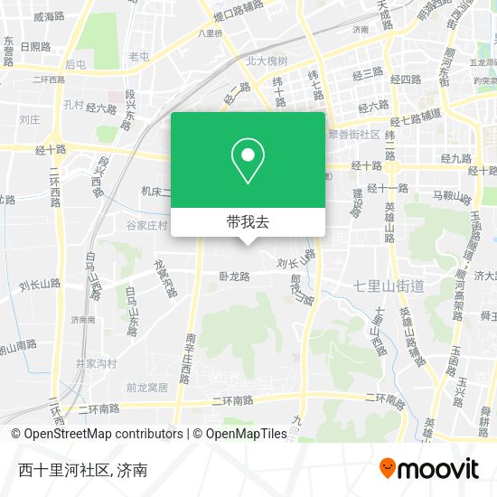 西十里河社区地图