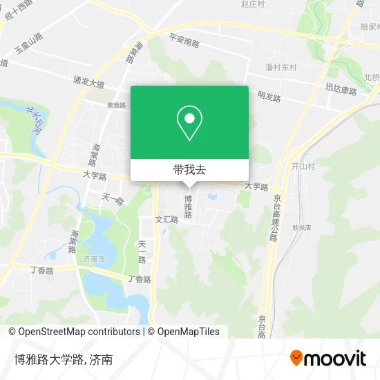 博雅路大学路地图