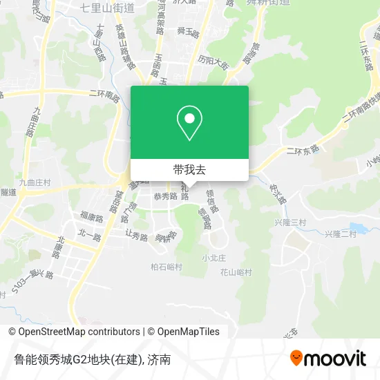 鲁能领秀城G2地块(在建)地图