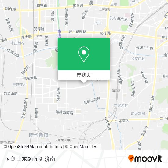 克朗山东路南段地图