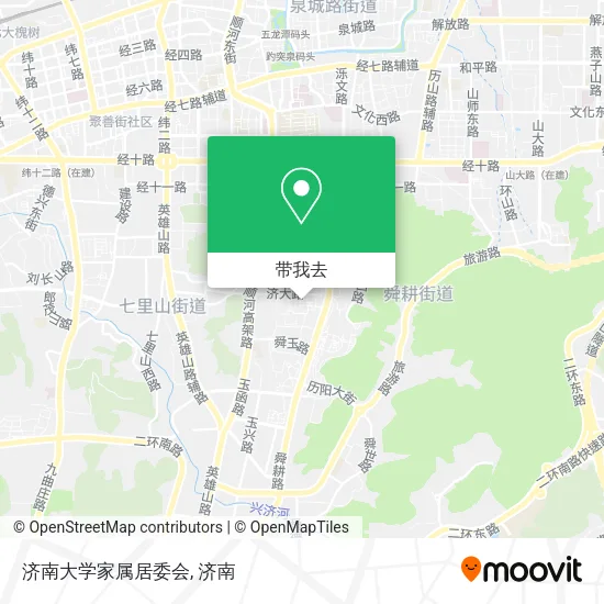 济南大学家属居委会地图