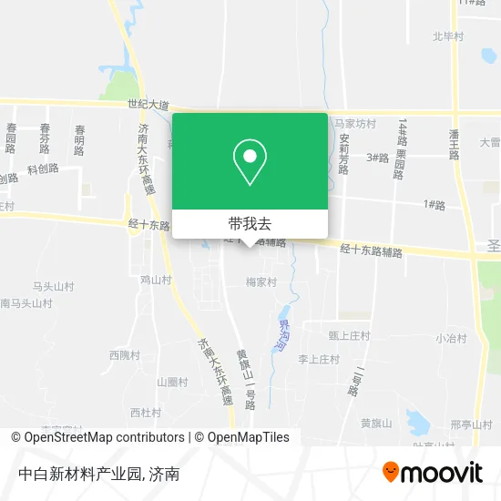 中白新材料产业园地图