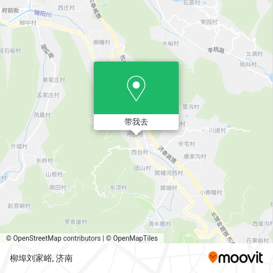 柳埠刘家峪地图