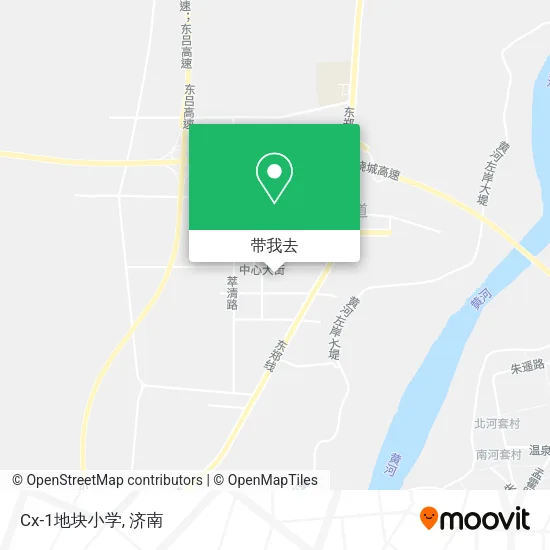 Cx-1地块小学地图